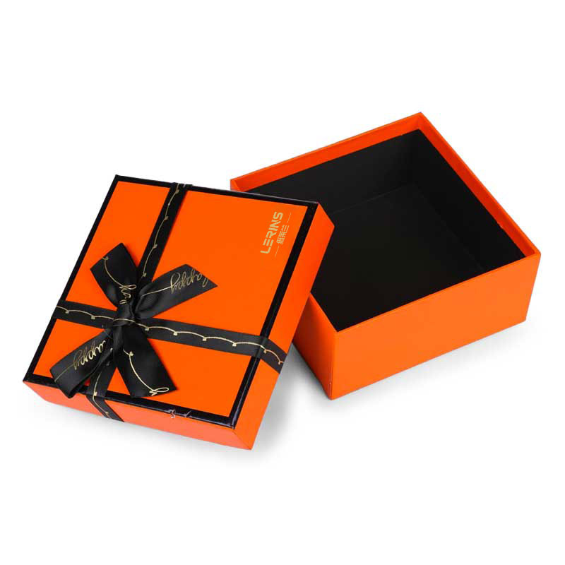 Orange Bow Clothing Packaging Box