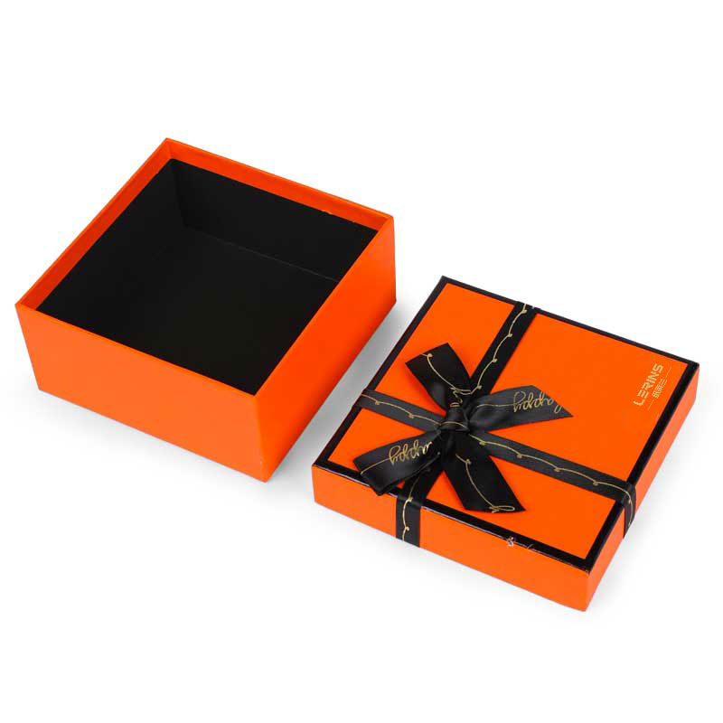 Orange Bow Clothing Packaging Box