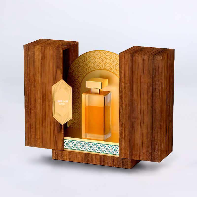 Imitation Wood Grain Retro Perfume Box