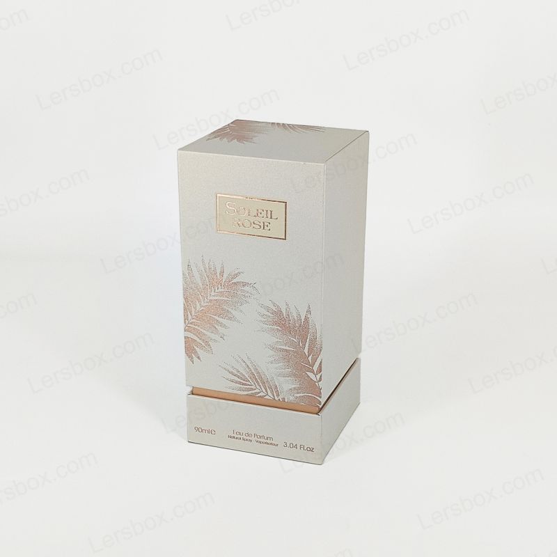 Handcrafted Perfume Gift Box with Gold Foil Branding and EVA Foam Cushion HP003