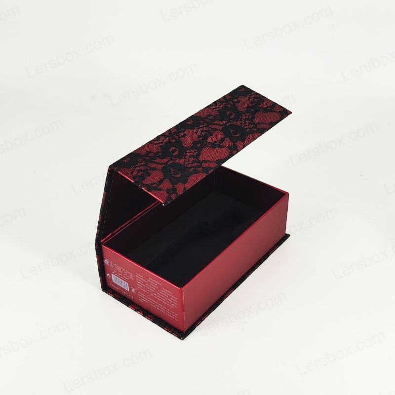 Handmade Gold Foil Perfume Box with EVA Tray and Sturdy Rigid Construction HP015