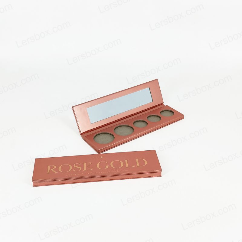 Customizable  Magnetic Eyeshadow Palette High Quality Eye Makeup with Dark Skin Tone PS Mirror Pigments Empty Beauty Pans Palette 004