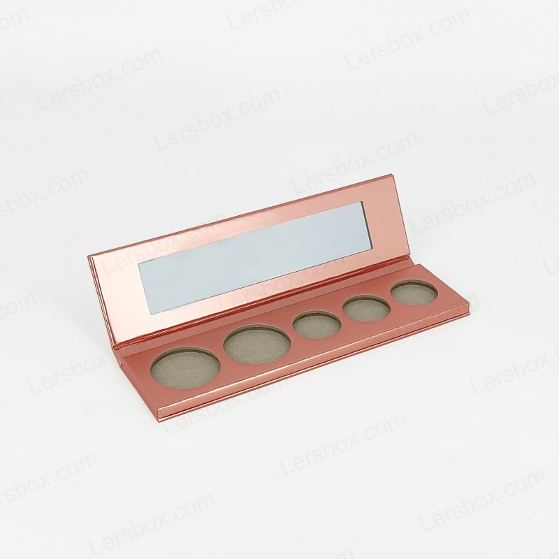 Customizable  Magnetic Eyeshadow Palette High Quality Eye Makeup with Dark Skin Tone PS Mirror Pigments Empty Beauty Pans Palette 004