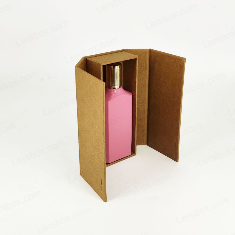 Embossed Gold Foil Perfume Gift Box with EVA Insert and Rigid Base HP026