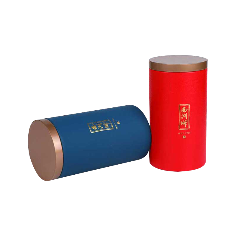 Simple Logo Paper Can For High-End Gift Packaging Tube Box Simple Logo Paper Can For High-End Gift Packaging Tube Box