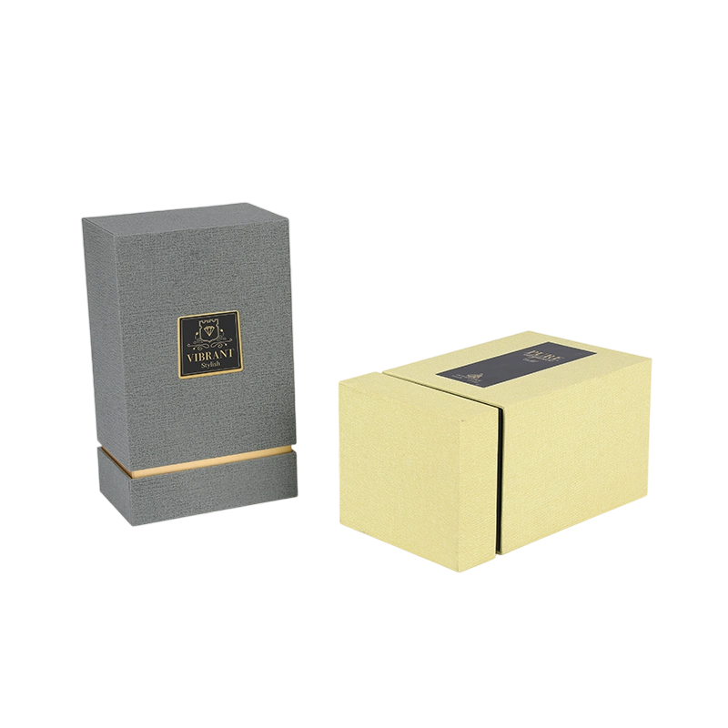 Gold Hot Stamping Customized Beach Stroll Perfume Box Gold Hot Stamping Customized Beach Stroll Perfume Box
