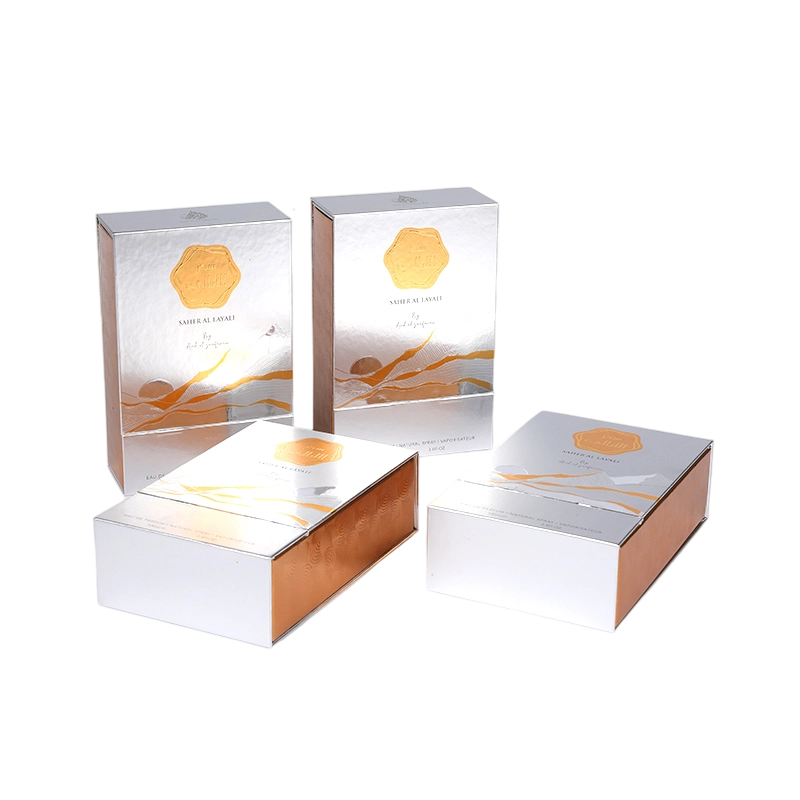 200GSM Special Paper With 2mm Grey Board Elegant Essence Perfume Box 200GSM Special Paper With 2mm Grey Board Elegant Essence Perfume Box