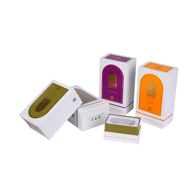 Gold Hot Stamping Gem Glow Perfume Box Gold Hot Stamping Gem Glow Perfume Box