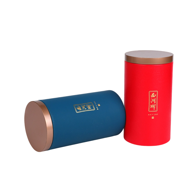 Allure Prestige Cylinder Packaging with Embossed and Grained Surface Tube Box Allure Prestige Cylinder Packaging with Embossed and Grained Surface Tube Box