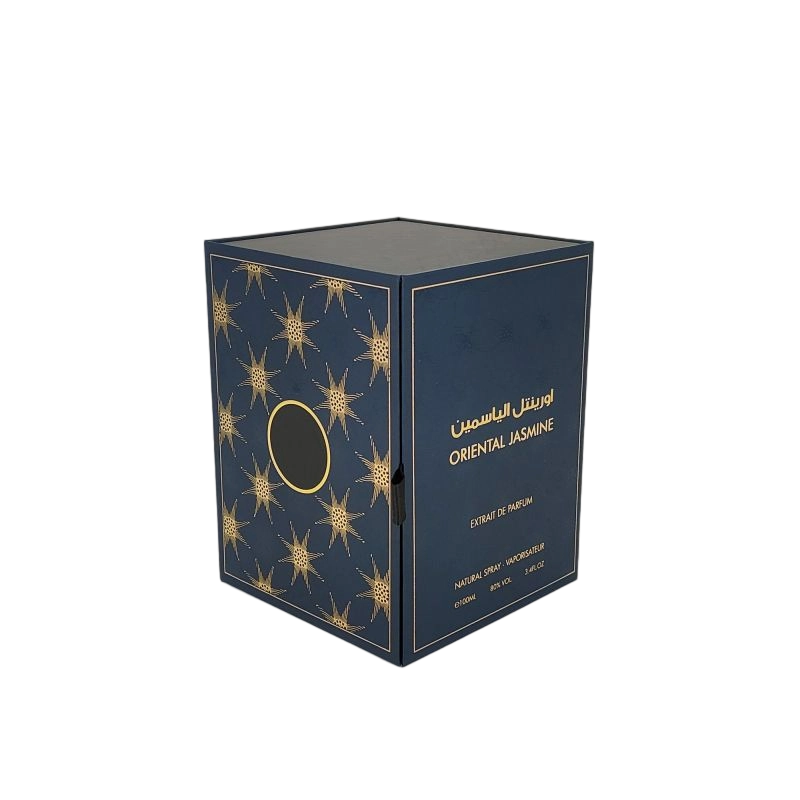 Luxury Rigid Perfume Box with Custom Gold Foil Logo and Elegant EVA Tray HP002 Luxury Rigid Perfume Box with Custom Gold Foil Logo and Elegant EVA Tray HP002