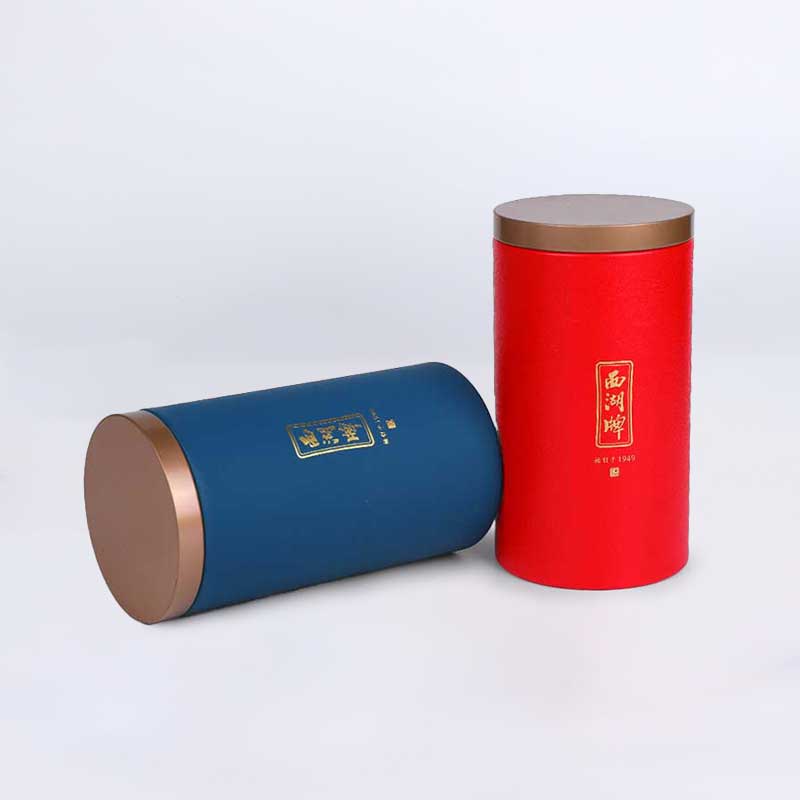 Simple Logo Paper Can For High-End Gift Packaging