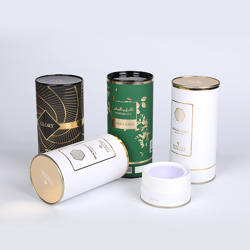 Pure Cylinder Paper Can with 6mm Grey Board