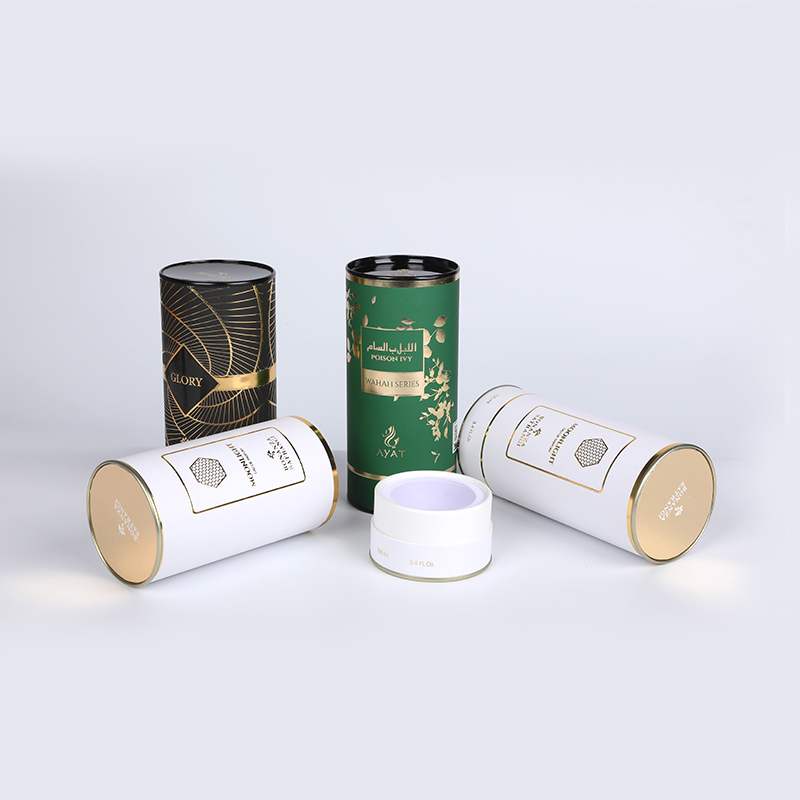 Pure Cylinder Paper Can with 6mm Grey Board